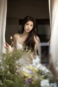 Etsuko's Enchanting Serenity: YiTuYu Vol.8580 Lace Nightwear in Soft Light. - image 1