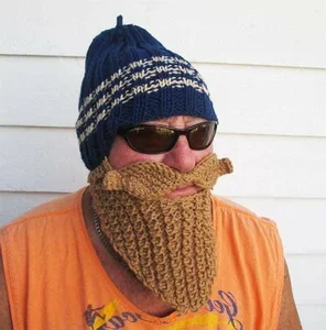 Quirky and Unique Knitted Beards and Wool Hats for a Standout Winter Look - image 9