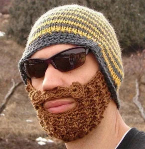 Quirky and Unique Knitted Beards and Wool Hats for a Standout Winter Look - image 2