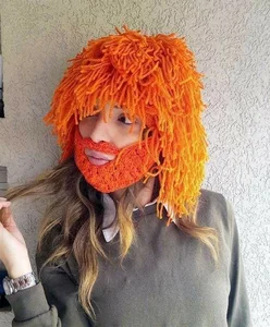 Quirky and Unique Knitted Beards and Wool Hats for a Standout Winter Look - image 1