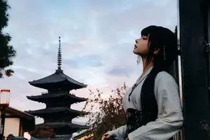 Coser Chunmomo: Discover the enchanting autumn night beauty in her Autumn Quest Part02 series - image 11