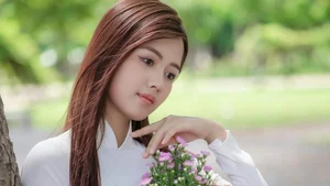 Collection of Beautiful and Pure Vietnamese Girls Celebrating Natural Beauty - image 3