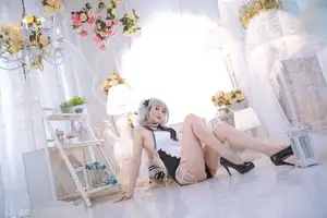 Coser Dong Ma Lu Sha Transforms into Azur Lane's Formidable: A Stunning Bridal Cosplay (16P) - image 8