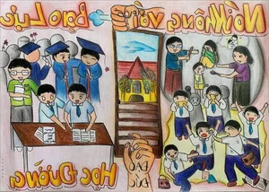124+ Meaningful Drawings and Artworks Raising Awareness on School Violence - image 8