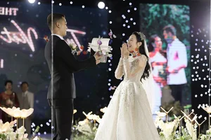 Actress Kim Oanh Weds Vu Tuan Viet in Magical Fairy-Tale Ceremony - image 0