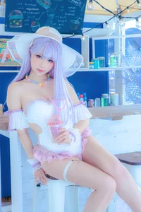 Ethereal Charm: Ely_eee Captivates in the Stunning Plymouth Swimsuit Collection - image 6