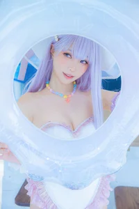 Ethereal Charm: Ely_eee Captivates in the Stunning Plymouth Swimsuit Collection - image 4