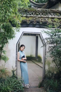 Shaoxing Jiangnan Aesthetic: Xiao Lan in Modern Cheongsam Fashion - Art Language Vol.9301 Oriental Beauty Collection - image 10