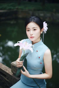 Shaoxing Jiangnan Aesthetic: Xiao Lan in Modern Cheongsam Fashion - Art Language Vol.9301 Oriental Beauty Collection - image 13