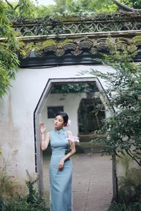 Shaoxing Jiangnan Aesthetic: Xiao Lan in Modern Cheongsam Fashion - Art Language Vol.9301 Oriental Beauty Collection - image 3