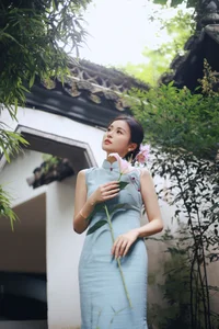 Shaoxing Jiangnan Aesthetic: Xiao Lan in Modern Cheongsam Fashion - Art Language Vol.9301 Oriental Beauty Collection - image 5
