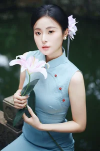 Shaoxing Jiangnan Aesthetic: Xiao Lan in Modern Cheongsam Fashion - Art Language Vol.9301 Oriental Beauty Collection - image 12