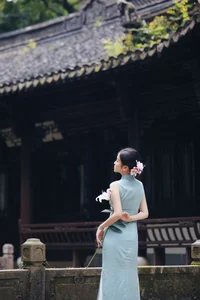 Shaoxing Jiangnan Aesthetic: Xiao Lan in Modern Cheongsam Fashion - Art Language Vol.9301 Oriental Beauty Collection - image 7