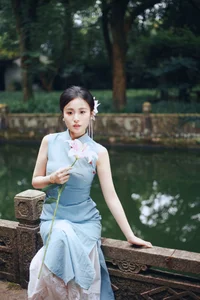Shaoxing Jiangnan Aesthetic: Xiao Lan in Modern Cheongsam Fashion - Art Language Vol.9301 Oriental Beauty Collection - image 0