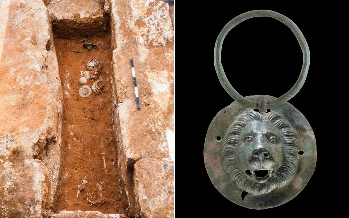 Archaeologists Discover Rare 1,900-Year-Old Lion Head Artifact in Ancient Tomb