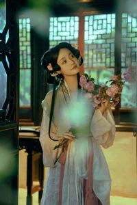 Ethereal Spring Glow: Yu Wei Jiang Captivates in the Art Language Vol. 9069 Photography Series - image 17