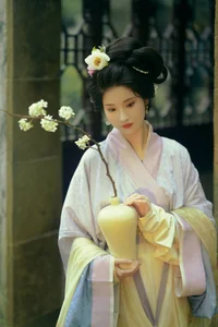 Ethereal Spring Glow: Yu Wei Jiang Captivates in the Art Language Vol. 9069 Photography Series - image 18