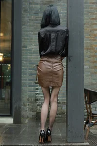 IESS Xiaoliu 'Black Silk Polaris' Gallery: Urban Chic and Classic Black Stockings - image 72
