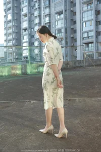 Elegant Model Xiao Jie in IESS Collection: Delicate Sheer Fashion Aesthetics - image 7