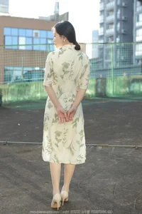 Elegant Model Xiao Jie in IESS Collection: Delicate Sheer Fashion Aesthetics - image 64
