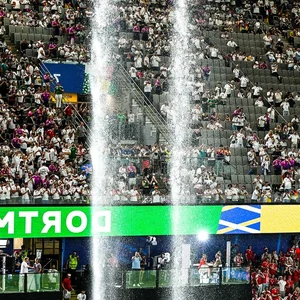 EURO 2024 Sideline Highlights: Danish Fans Brave the Rain and the Dortmund Stadium Waterfall - image 9