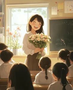 Cute Chibi Teacher in Traditional Ao Dai Gallery - image 22
