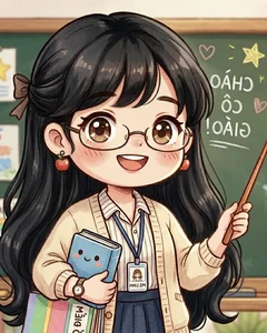 Cute Chibi Teacher in Traditional Ao Dai Gallery - image 5