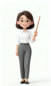 Cute Chibi Teacher in Traditional Ao Dai Gallery - image 20