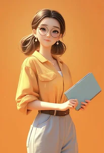 Cute Chibi Teacher in Traditional Ao Dai Gallery - image 7