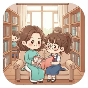 Cute Chibi Teacher in Traditional Ao Dai Gallery - image 27