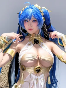 Stunning Shui Miao Aqua Cosplay - Exclusive Selfie Tier Luno Photo Collection for Fans of Aesthetic Portraiture and High-Quality Cosplay Photography - image 13