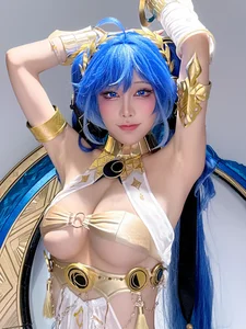 Stunning Shui Miao Aqua Cosplay - Exclusive Selfie Tier Luno Photo Collection for Fans of Aesthetic Portraiture and High-Quality Cosplay Photography - image 9