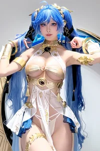 Stunning Shui Miao Aqua Cosplay - Exclusive Selfie Tier Luno Photo Collection for Fans of Aesthetic Portraiture and High-Quality Cosplay Photography - image 5