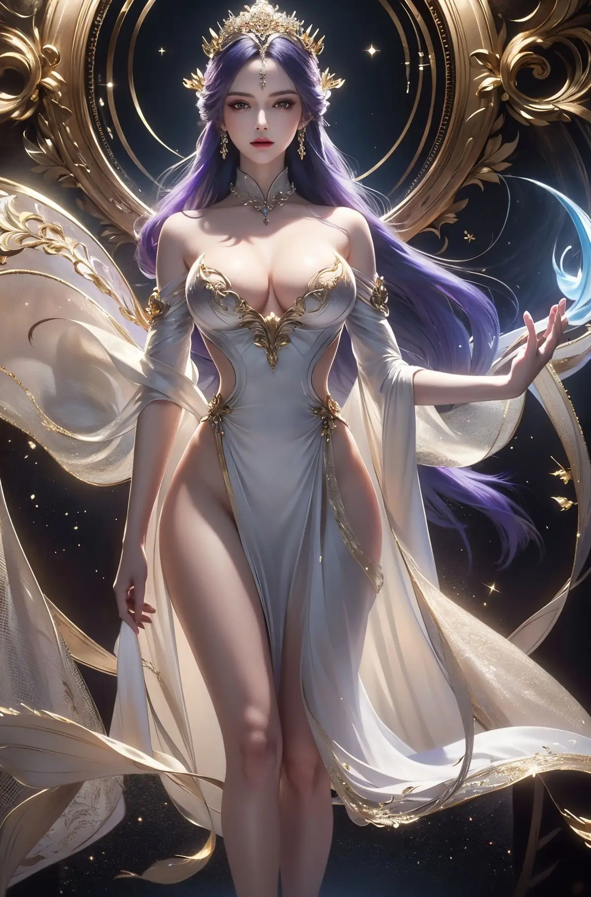 AI Generated: Goddess, Divine Beauty of Heavenly Palace | Part02