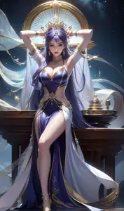 AI Generated: Goddess, Divine Beauty of Heavenly Palace | Part02 - image 2