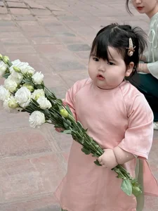 Adorable Toddler in Traditional Ao Dai Captures Hearts with Viral Photoshoot - image 4