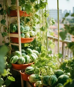 Urban Gardening Success: Growing Miniature Watermelons on a City Balcony - image 6