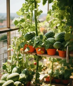 Urban Gardening Success: Growing Miniature Watermelons on a City Balcony - image 9