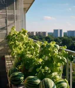 Urban Gardening Success: Growing Miniature Watermelons on a City Balcony - image 4