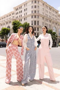Miss Y Nhi and Minh Kien Turn Heads with Bold Fashion Statement - image 3
