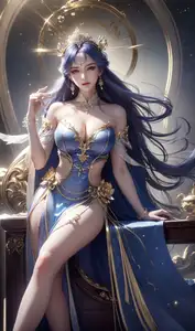 AI Generated Bai Lian Cheng Shen Heavenly Dome Part01: Alluring Goddess Mysterious Beauty - image 1