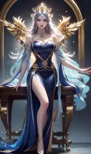 AI Generated Bai Lian Cheng Shen Heavenly Dome Part01: Alluring Goddess Mysterious Beauty - image 3