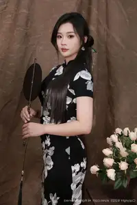 Nan Qiao XiuRen No.10655 Exudes Modern Oriental Charm in a Stunning Floral Dress - image 42
