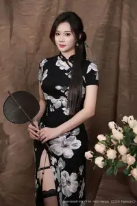Nan Qiao XiuRen No.10655 Exudes Modern Oriental Charm in a Stunning Floral Dress - image 41