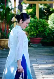 Elegant Vietnamese Girl in Traditional Ao Dai Capturing Timeless Asian Beauty - image 6