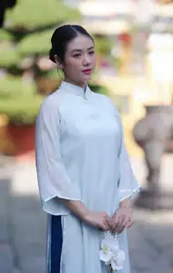 Elegant Vietnamese Girl in Traditional Ao Dai Capturing Timeless Asian Beauty - image 10