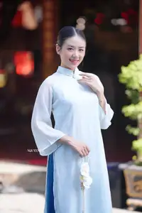Elegant Vietnamese Girl in Traditional Ao Dai Capturing Timeless Asian Beauty - image 15