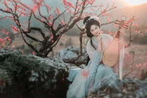 Spring Muse in Hanfu YiTuYu Art Language Vol.8879 Da Wai Wai Ge - image 27