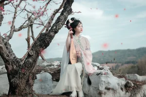 Spring Muse in Hanfu YiTuYu Art Language Vol.8879 Da Wai Wai Ge - image 33