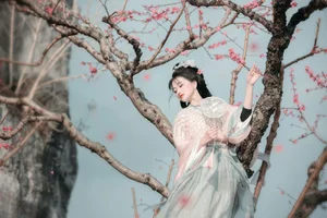 Spring Muse in Hanfu YiTuYu Art Language Vol.8879 Da Wai Wai Ge - image 39